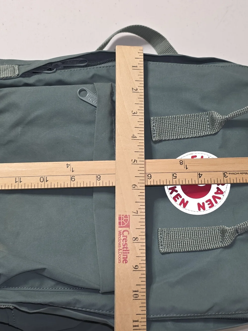Fjallraven Kanken Fjällräven Kånken Classic Backpack Frost Green W/ Seat Pad
